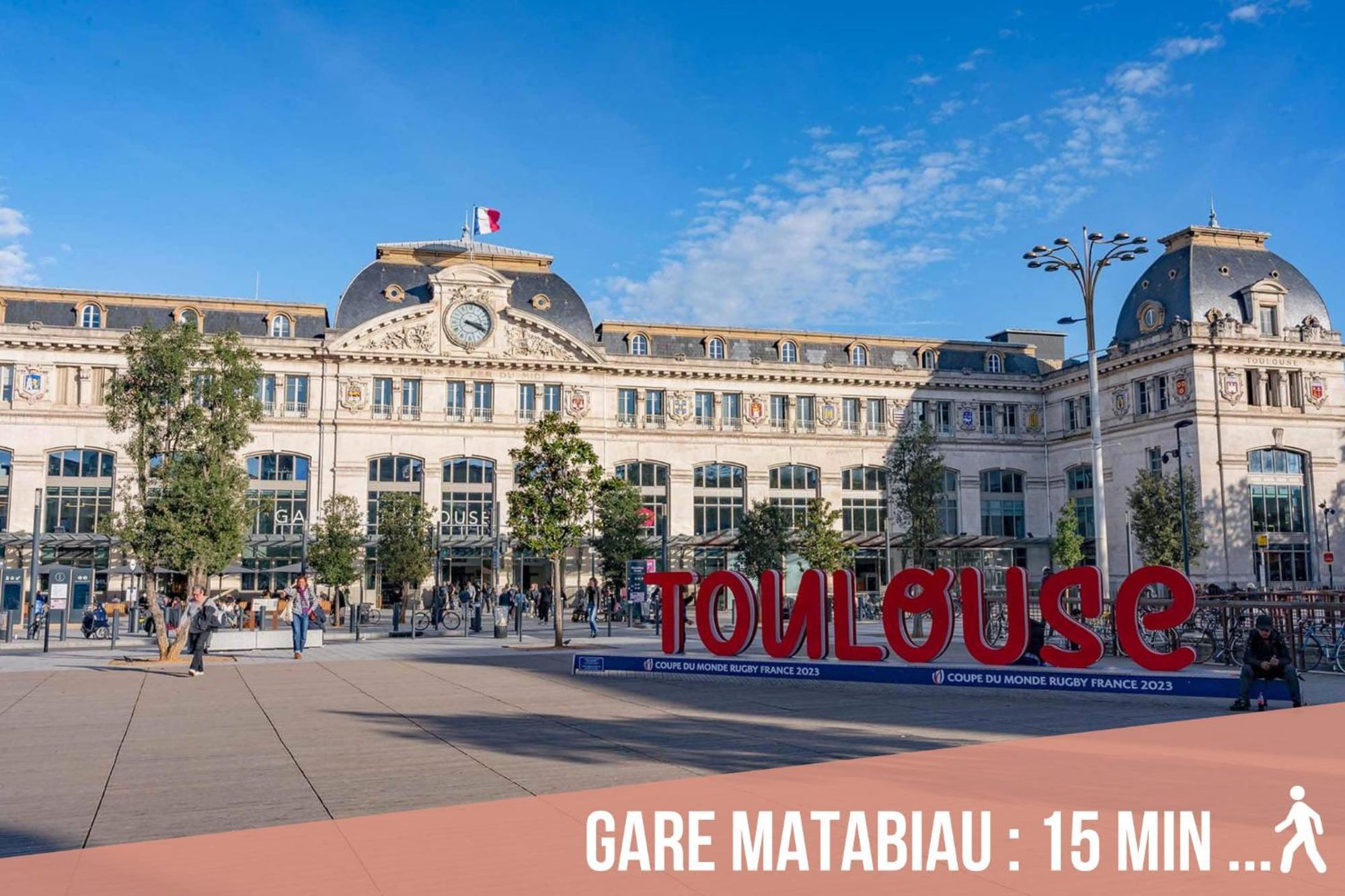 Апартаменты Chartreuse, Clim, Parking, Terrasse Au Calme Тулуза Экстерьер фото
